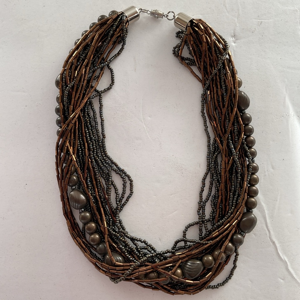 Beaded Multi Strand necklace